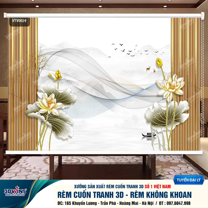 Tổng Hợp +35 Mẫu Rèm Cuốn Không Khoan Cho Quán Dưỡng Sinh, Spa, Đông Y Mới Nhất Tại Xưởng Rèm 3DWins